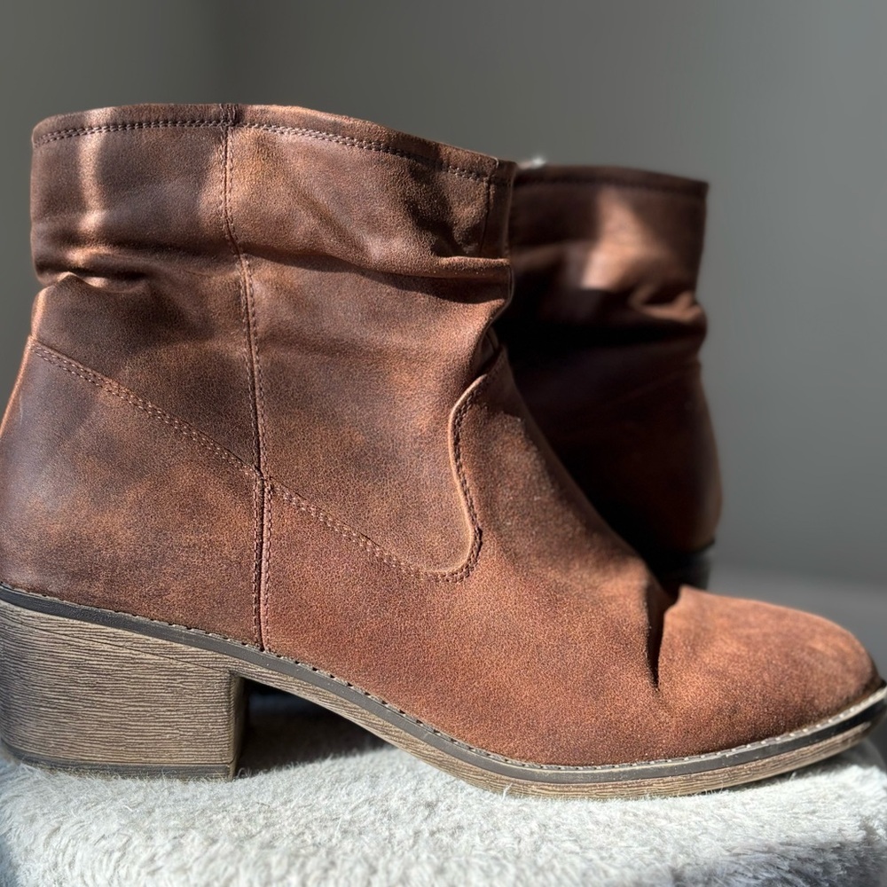 Elegant Brown Ankle Booties